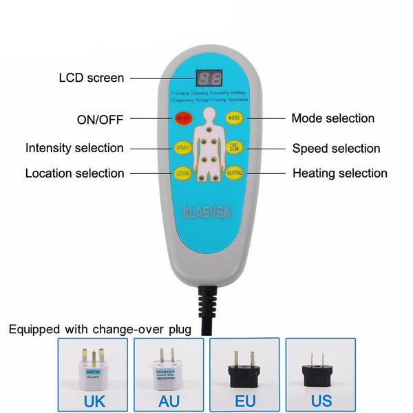 Heated Back Massage Car Seat Topper